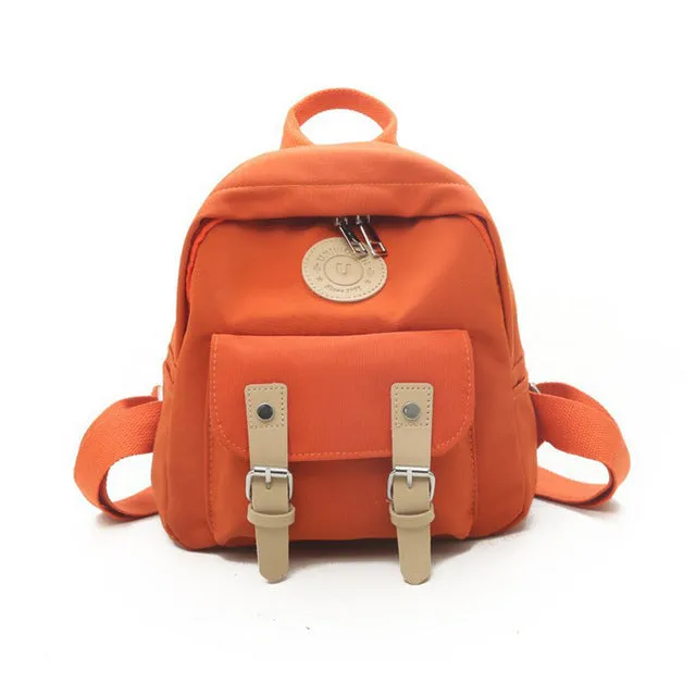 Double Belt Teenagers Backpacks