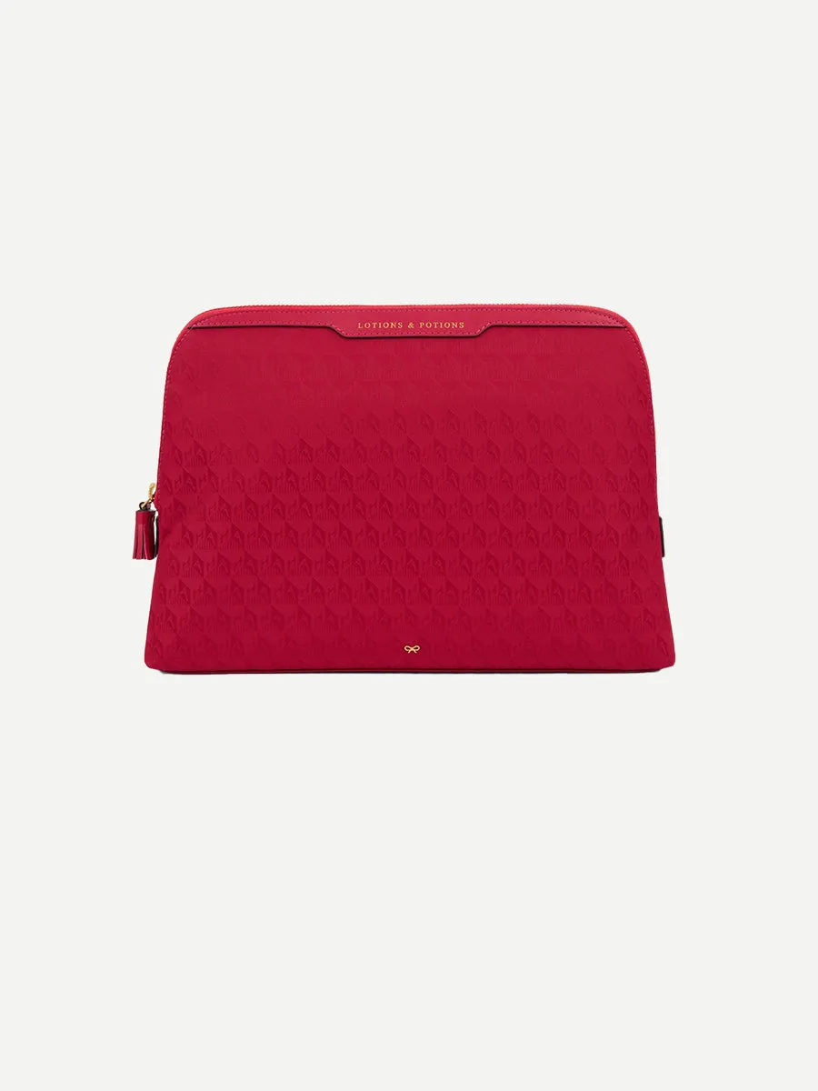 Lotions and Potions Pouch in AH Logo Magenta