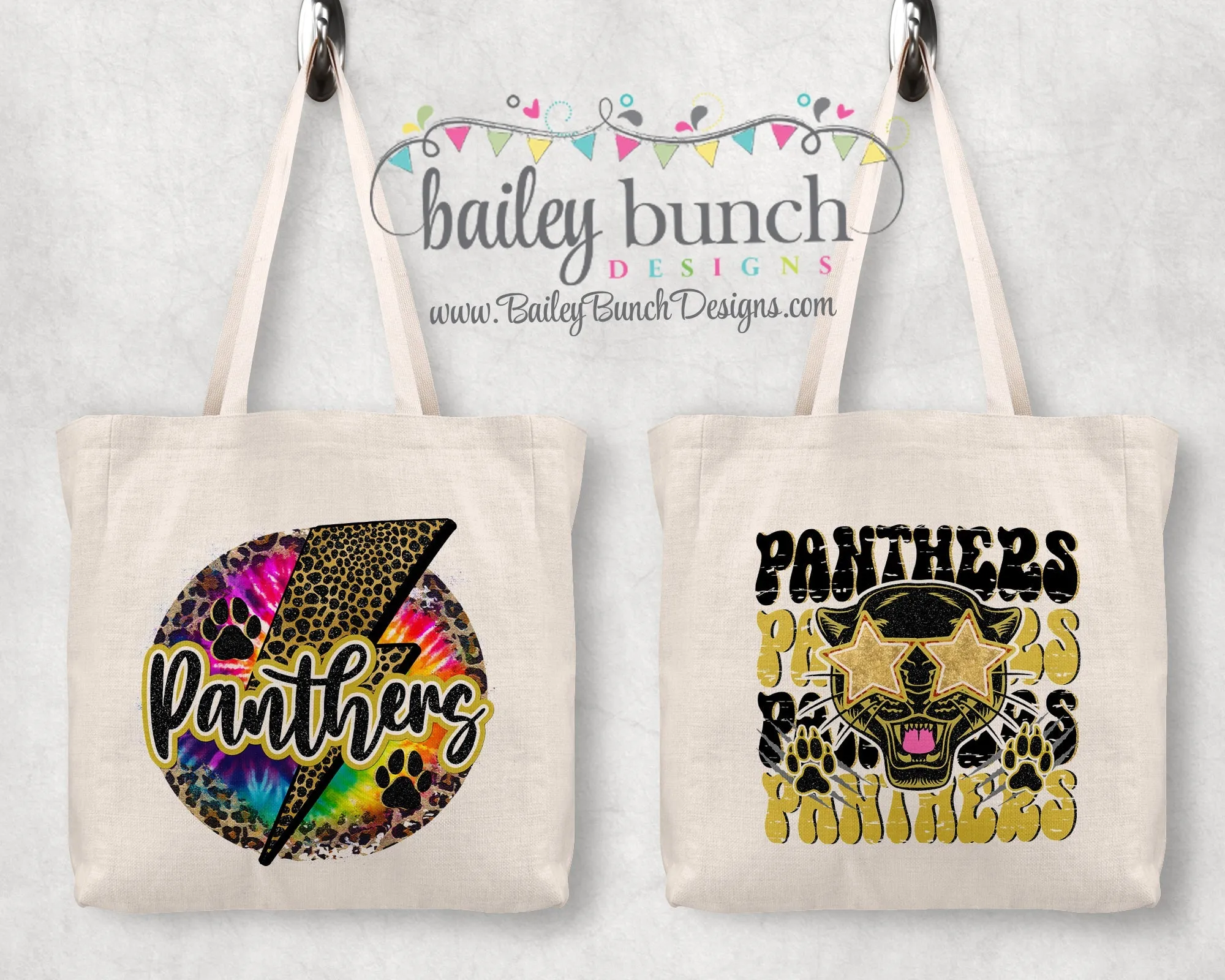 Panthers School Spirit Tote Bag TOTEPANTHERSS0520