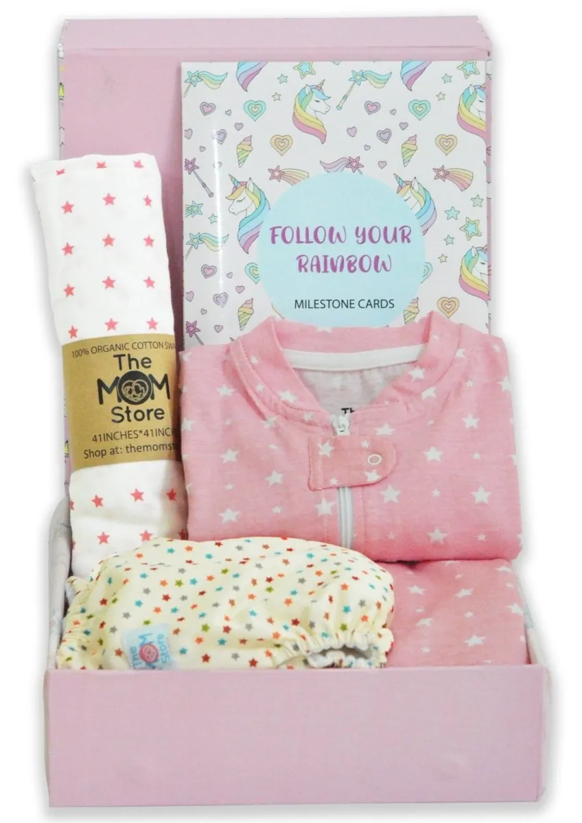 Ride A Unicorn New Born Gift  Box- Shimmer