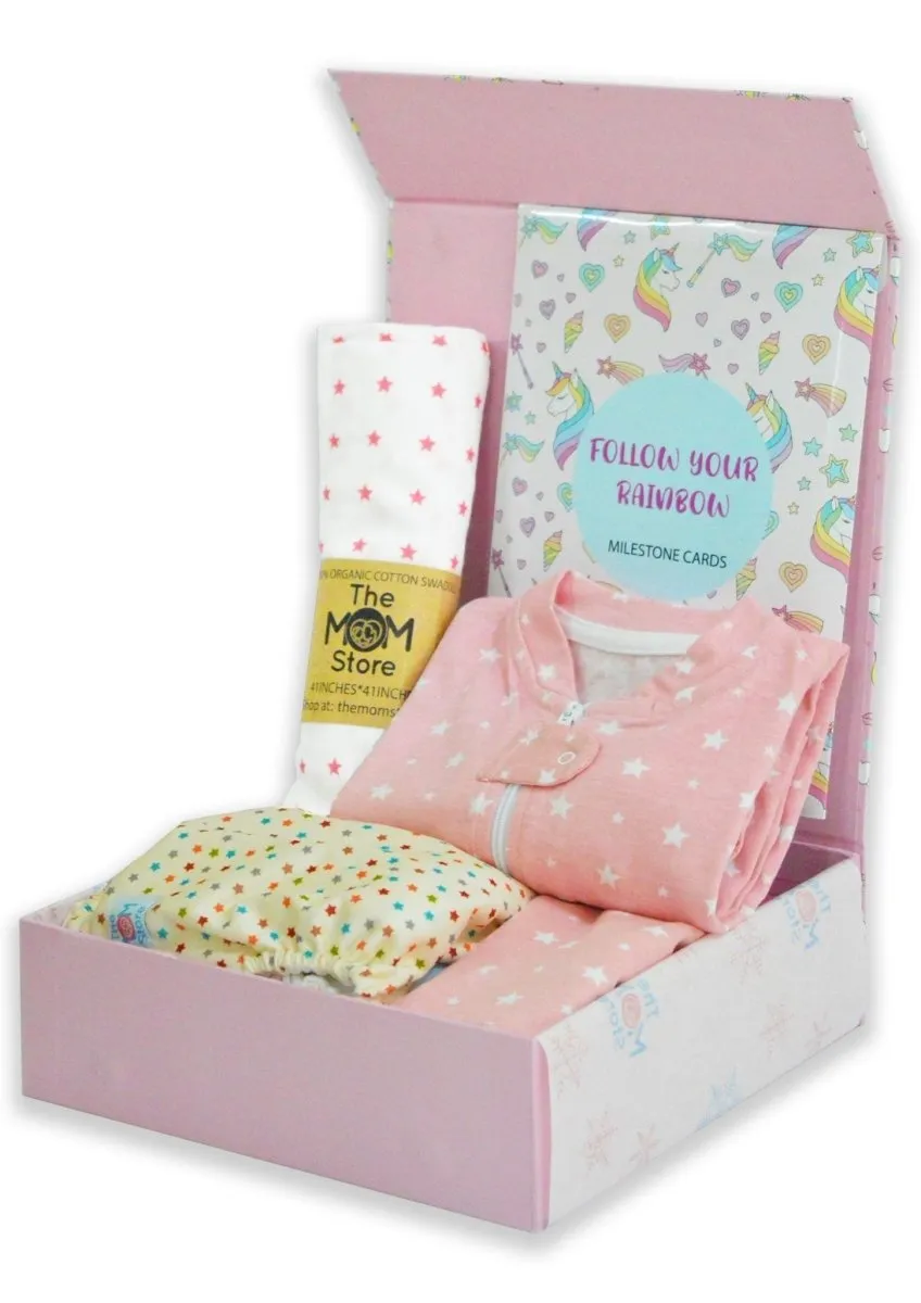 Ride A Unicorn New Born Gift  Box- Shimmer