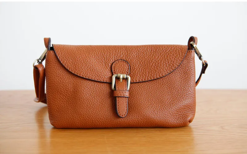 Womens Leather Satchel Bag Long Strap Crossbody Bag Side Purse For Women